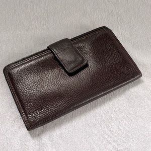 Fossil checkbook wallet
